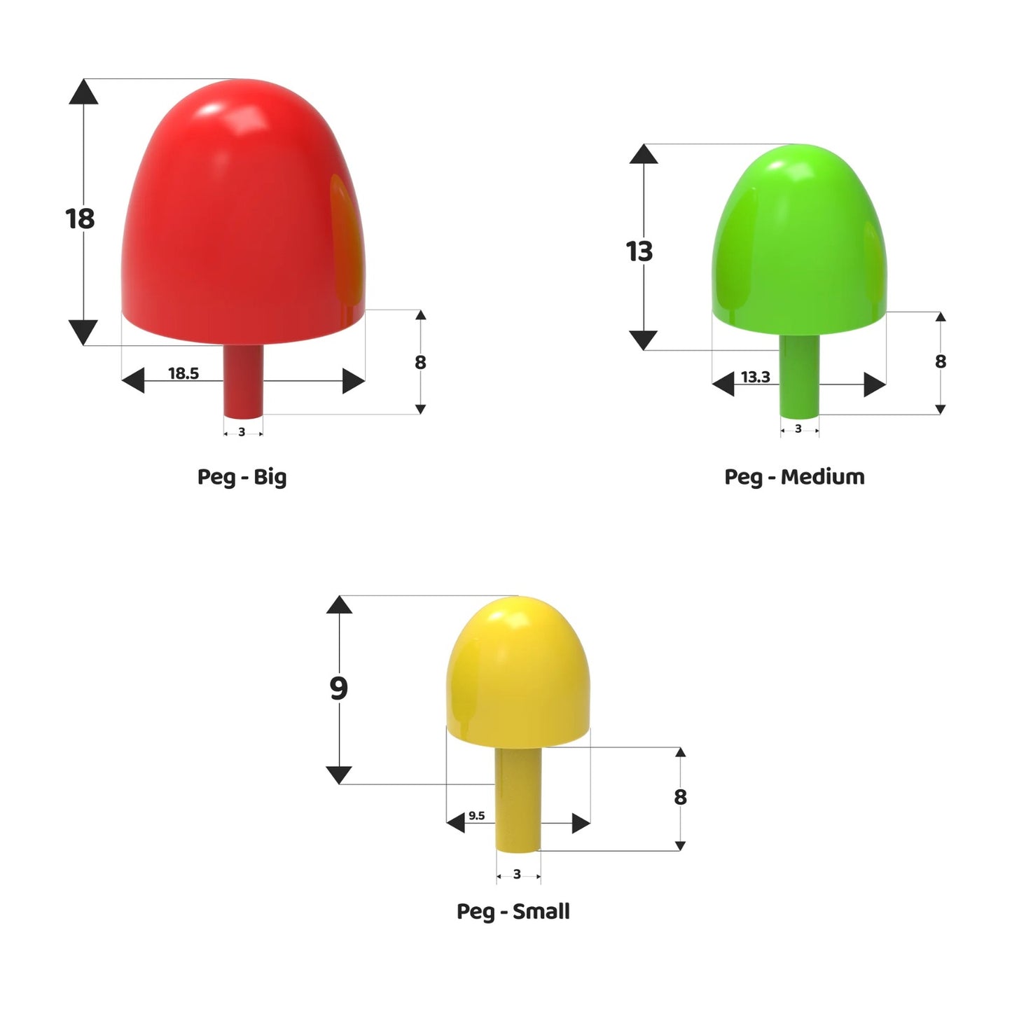 Creative Learning Combo – Mushroom Nails Peg Board + Alpha Numeric Puzzle Educational Toys