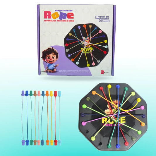 Rope Untangle Toy Sensory Social Mind Toy Kid Rope Knots for Boys Girls Kids| Interactive Toys